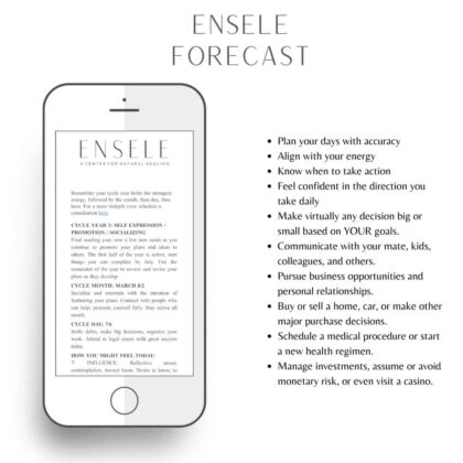 | Ensele Forecast - Lifetime Energy Flow | ENSELE March 2024
